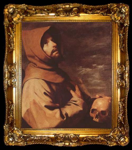 framed  Francisco de Zurbaran The Ecstacy of St Francis (mk08), ta009-2